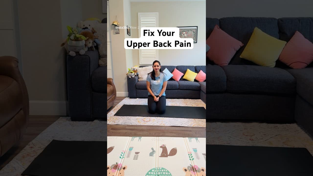 Best 3 Exercises for Upper Back Pain Relief at Home
