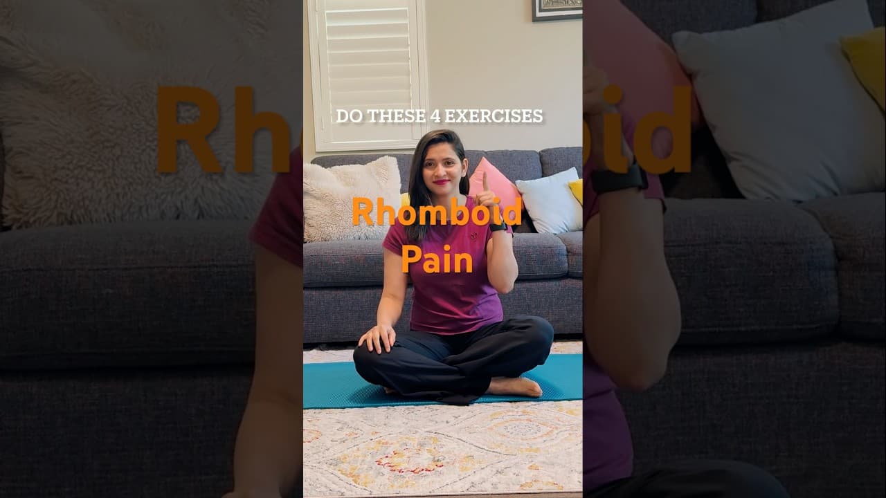 Top 4 Exercises to Relieve Rhomboid Pain Fast
