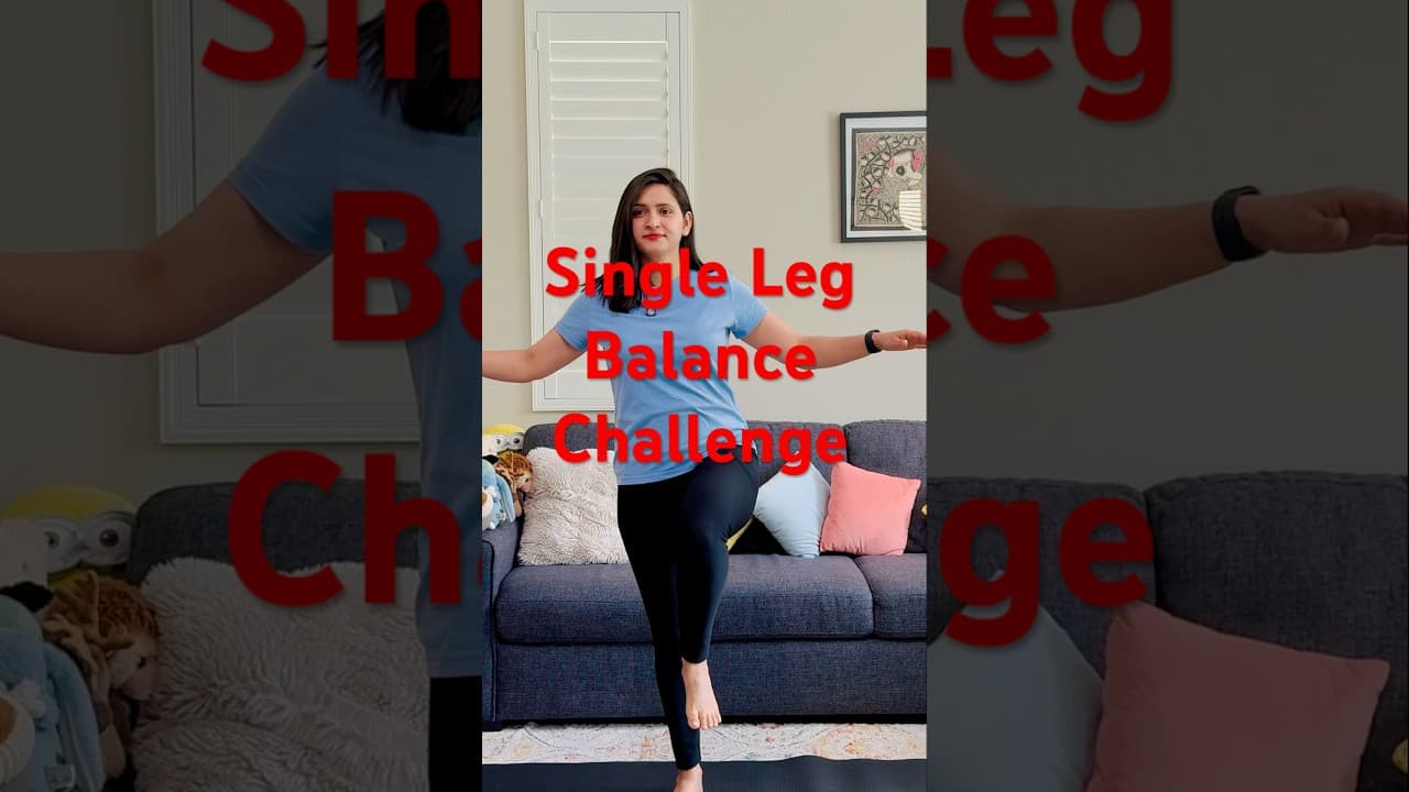 Improve Stability & Strength: Single Leg Balance Exercise