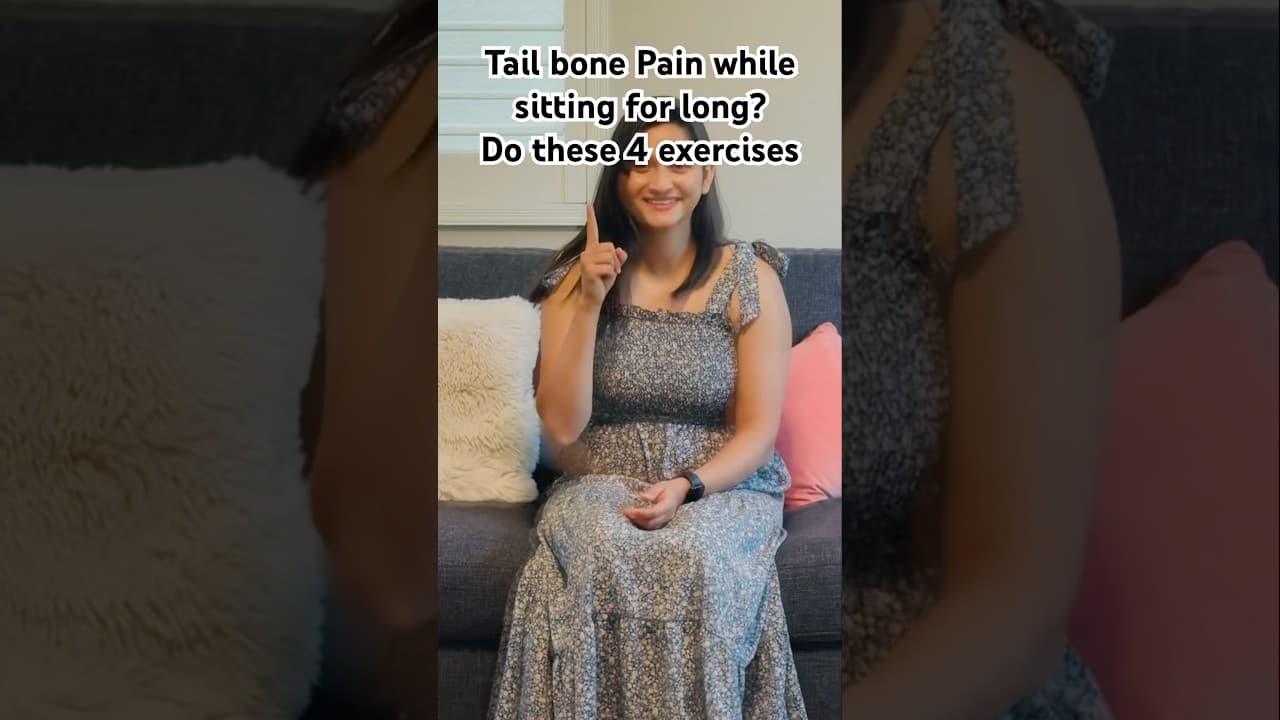 Chair Exercises for Tailbone Pain Relief (Coccyx Pain Fix!)