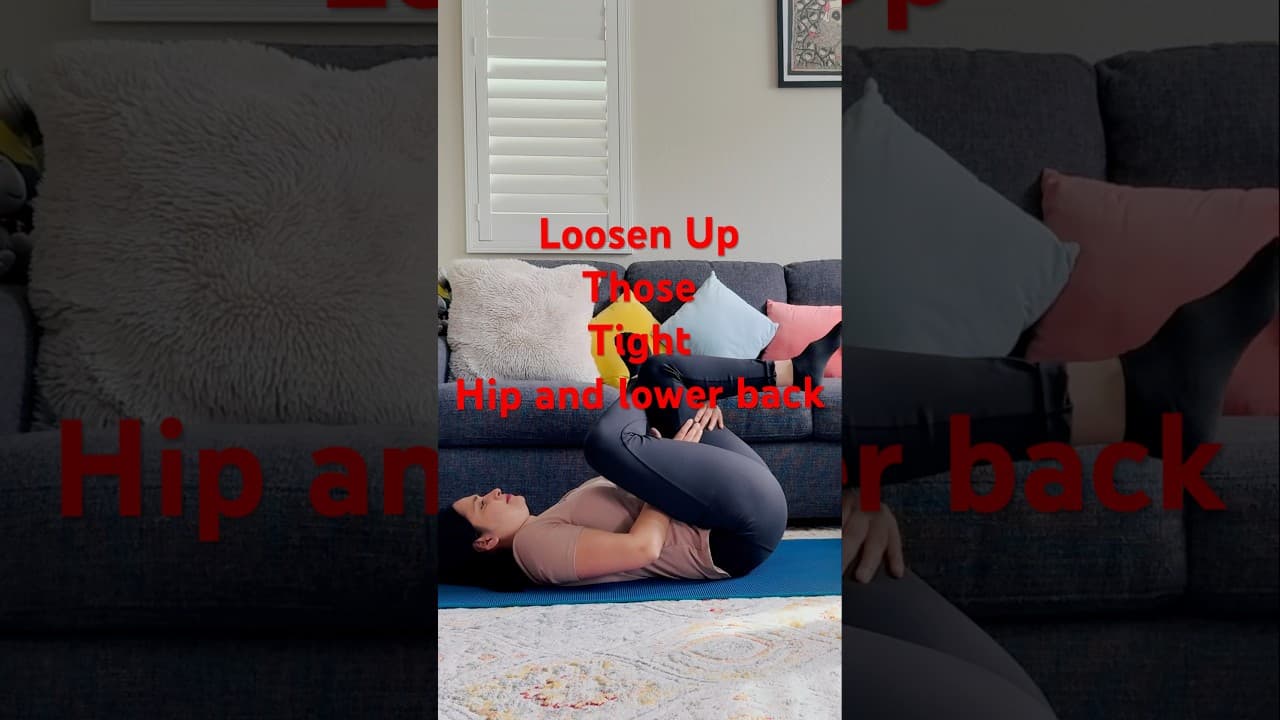 4 Stretches to Release Tight Hips & Lower Back