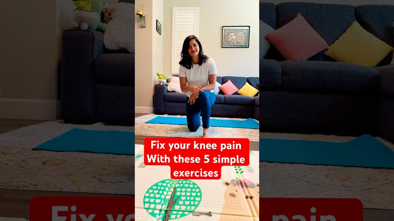 Fix Your Knee Pain: 5 Best Simple Moves