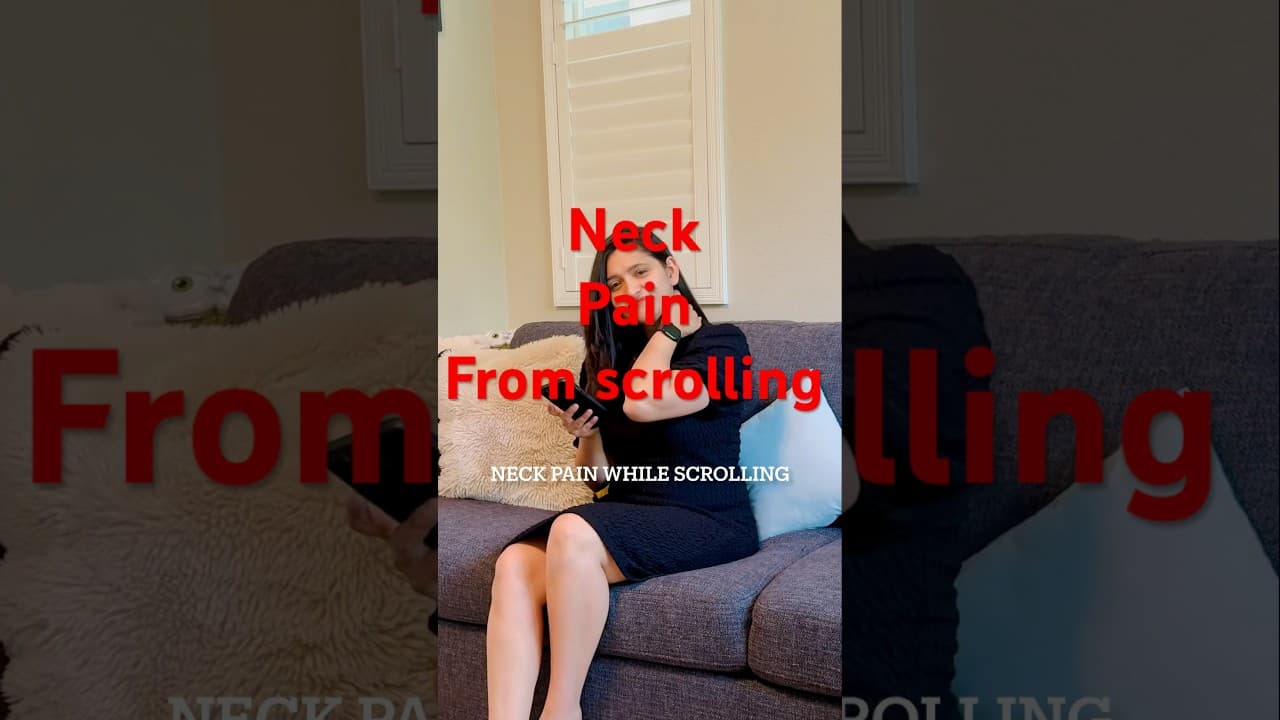 Neck Pain From Scrolling? Here’s How to Fix It! #rehabexercises #stiffneck #neckandshoulderpain