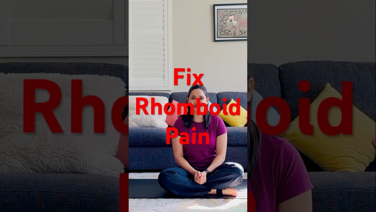 Fix Rhomboid Pain Fast: Easy Exercises for Upper Back Relief