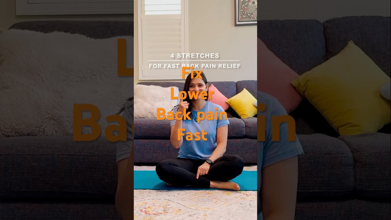 Back Pain? Try These 4 Fast-Relief Stretches