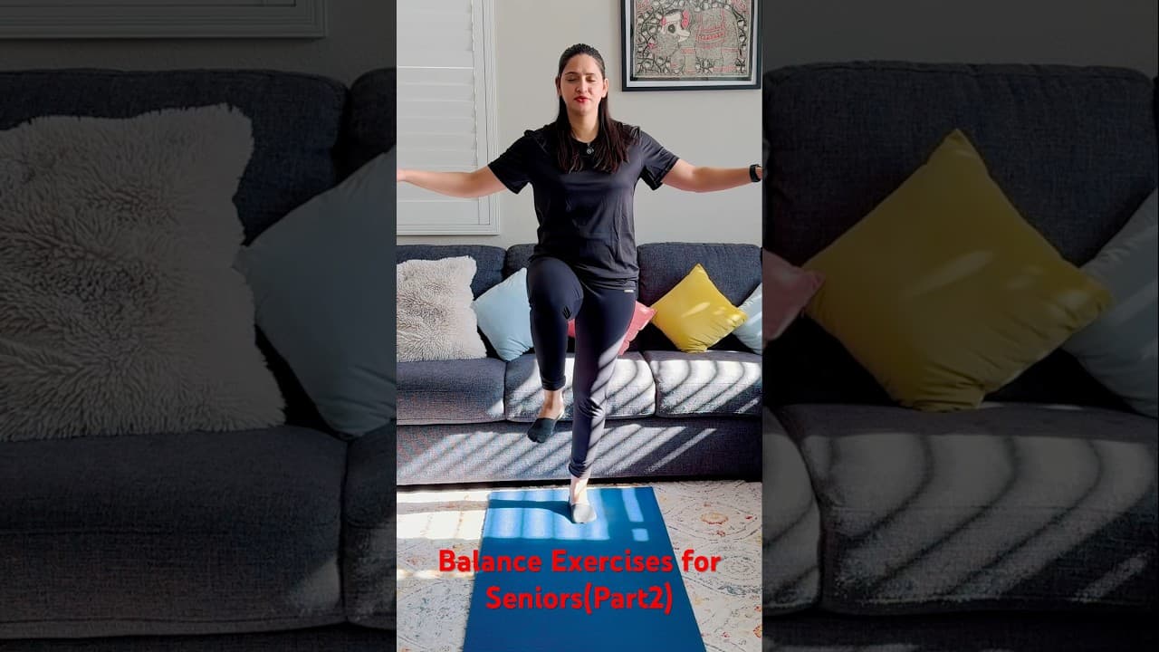 Easy Balance Exercises for Seniors to Improve Stability(Part2)