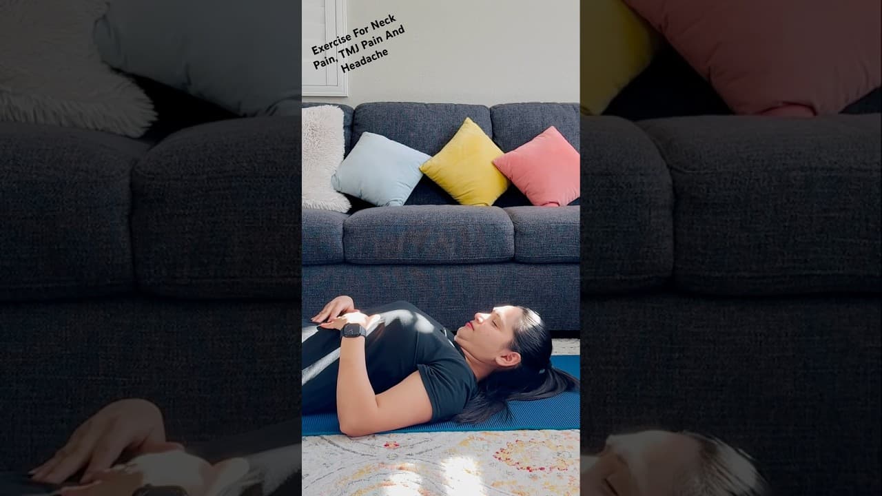 Relieve Neck Pain, TMJ, and Headaches With This Easy Stretche