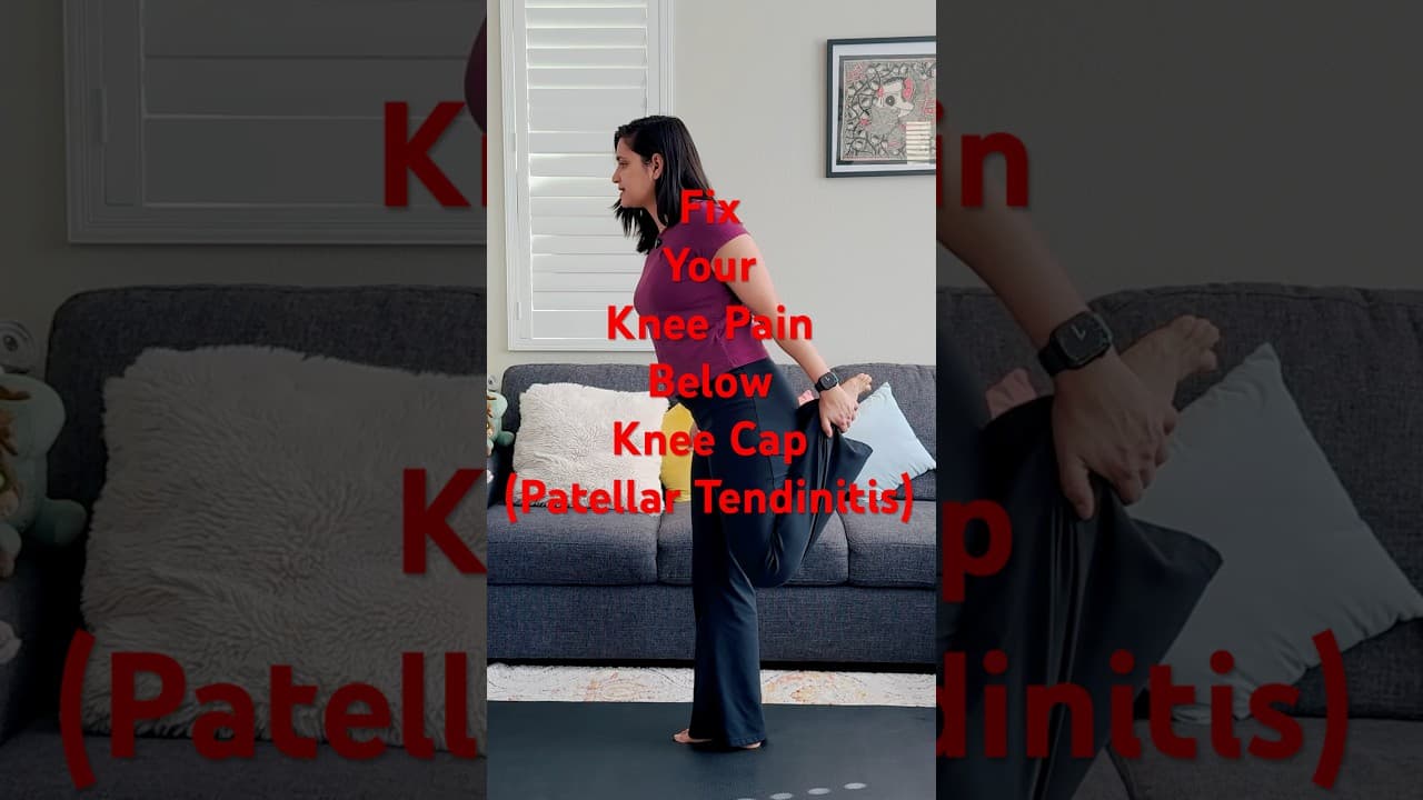 Fix knee Pain | Patellar tendinitis relief | Best exercises for Jumpers knee #kneepain  #kneerehab