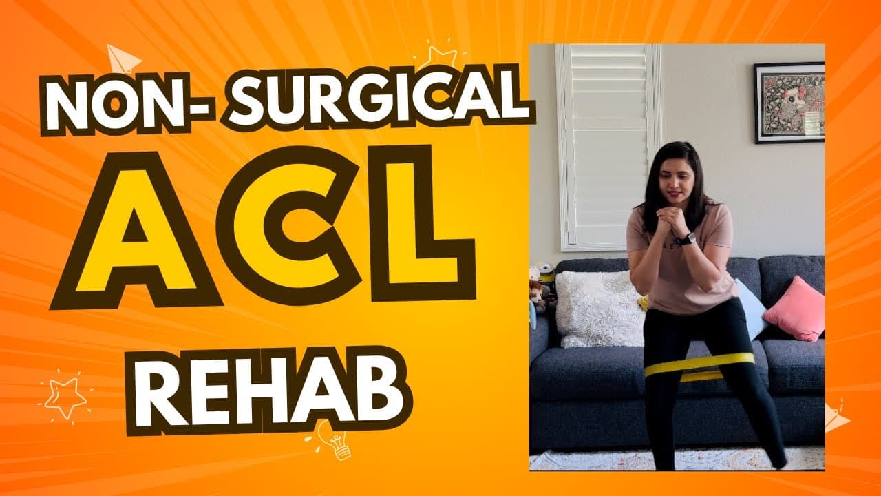 Non-Surgical ACL Recovery: Strengthen & Stabilize Your Knee Naturally! 🦵💪 | Rehab With Shaina