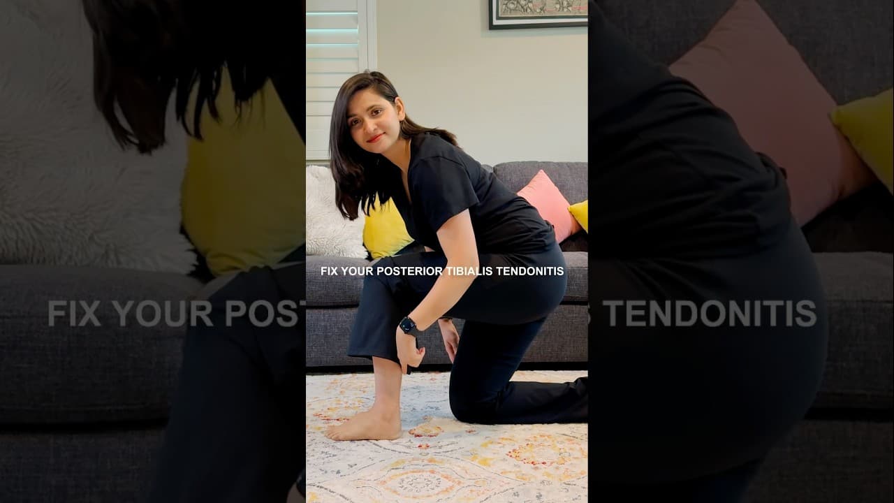 Stop Foot Pain! How to Heal Posterior Tibial Tendonitis #physicaltherapy #rehabexercises