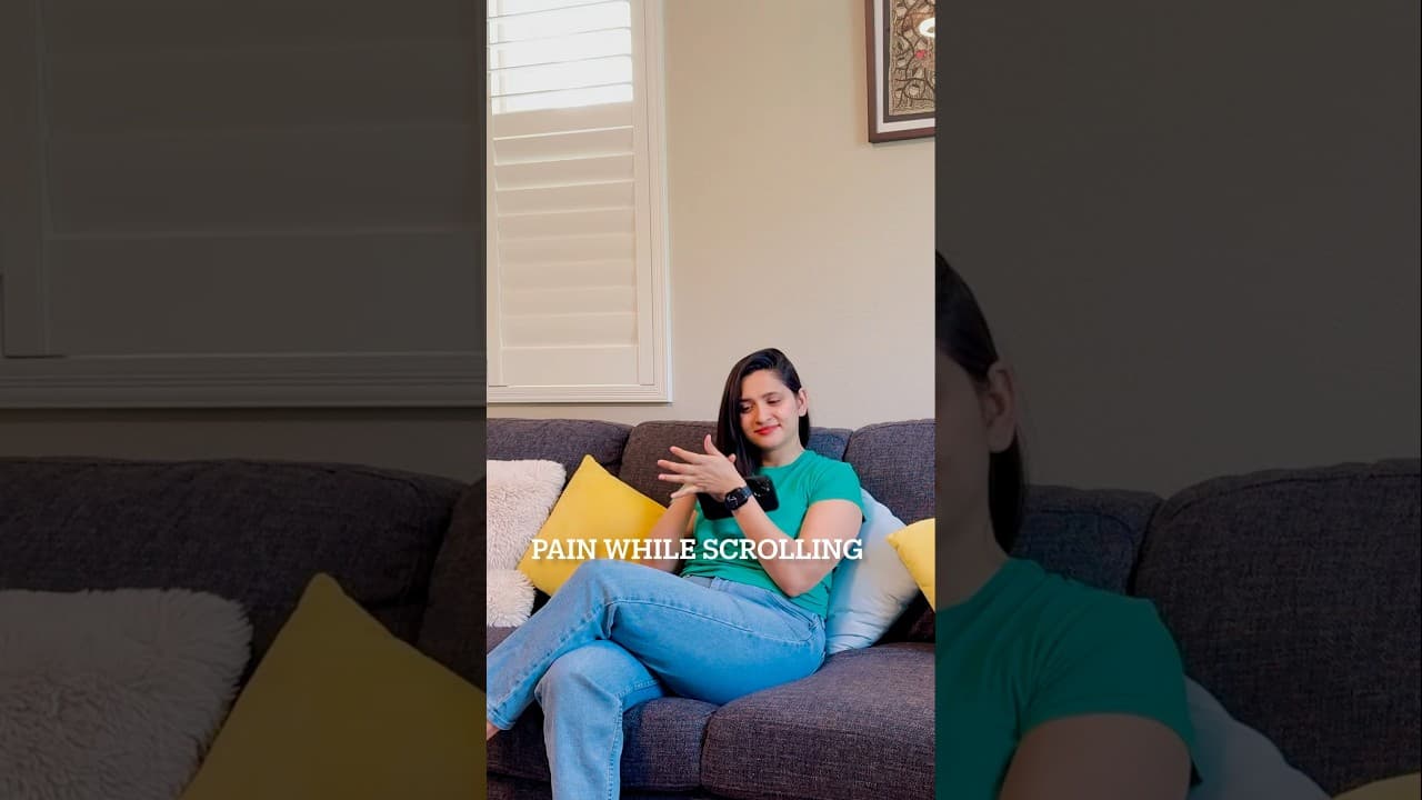 Pain While Scrolling? Fix It Fast with These Simple Stretches #rehabexercises #fitness