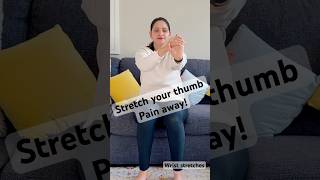 Relieve wrist and thumb pain with these three essential stretches for pain-free movement!