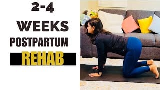 Postpartum Rehab Weeks 2–4 | Gentle Core & Mobility Exercises After Delivery