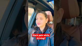 As a physical therapist, here’s my go-to move for neck pain while driving. 🚗